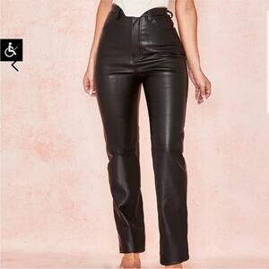 House of CB London Faux Leather Trousers